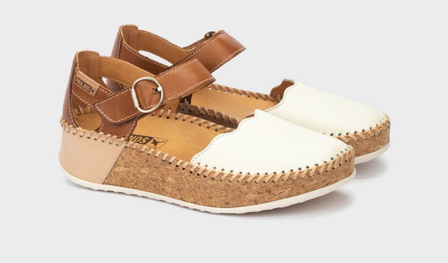 MARINA - Zapato semiabierto con cierre adherente para mujer (3)