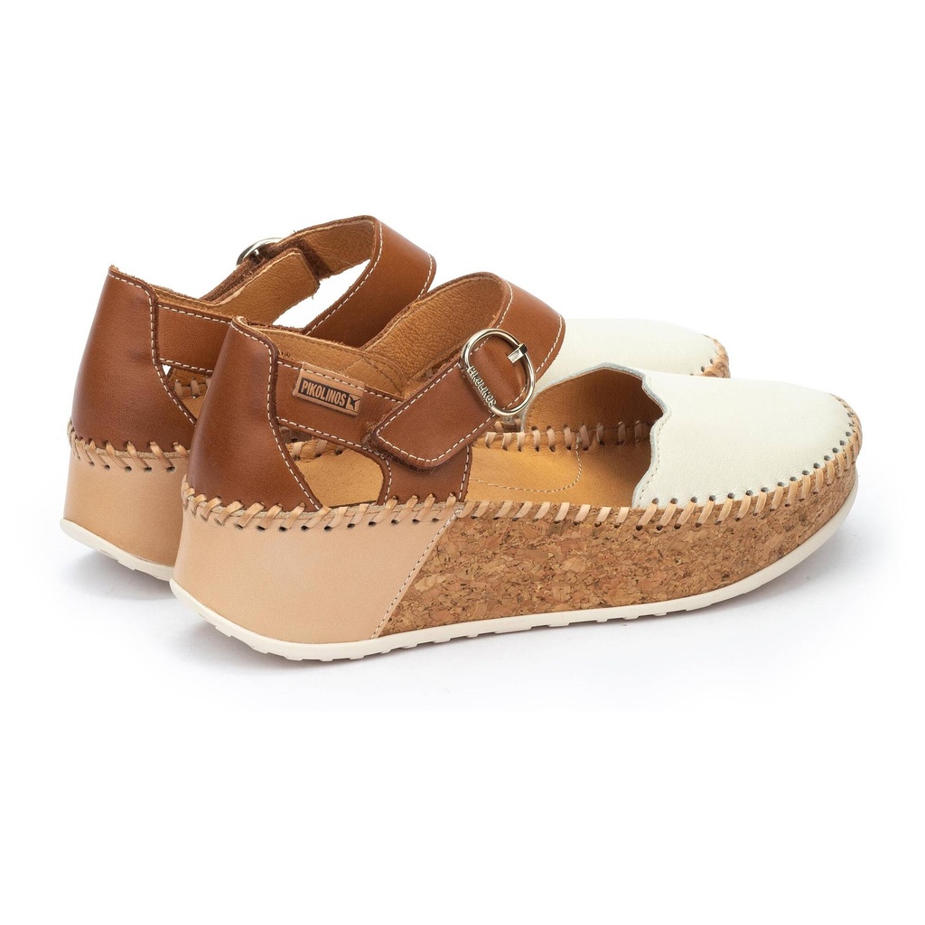 MARINA - Zapato semiabierto con cierre adherente para mujer (6)