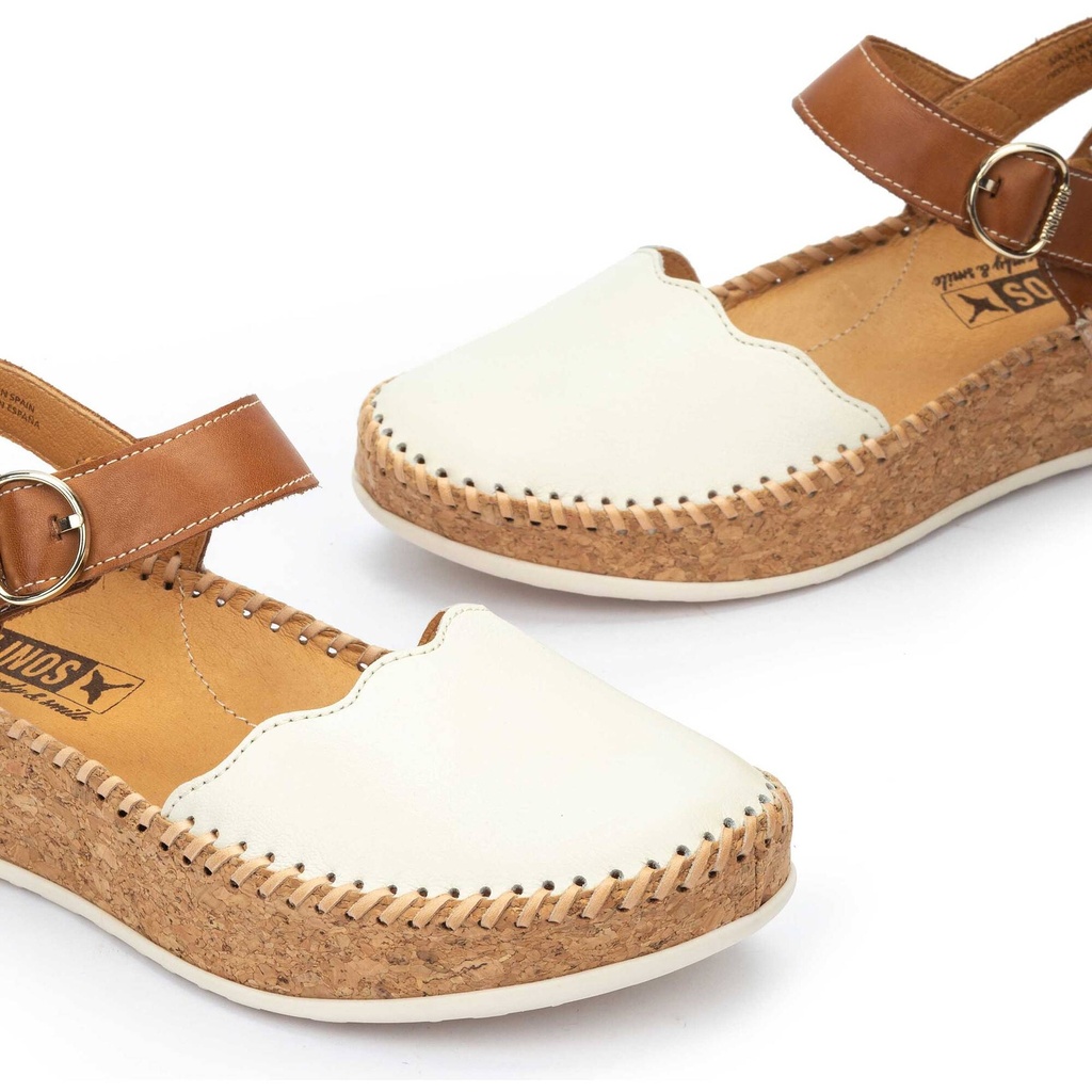 MARINA - Zapato semiabierto con cierre adherente para mujer (7)