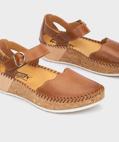 MARINA - Zapato semiabierto con cierre adherente para mujer (2)