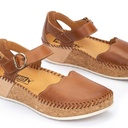 MARINA - Zapato semiabierto con cierre adherente para mujer (7)