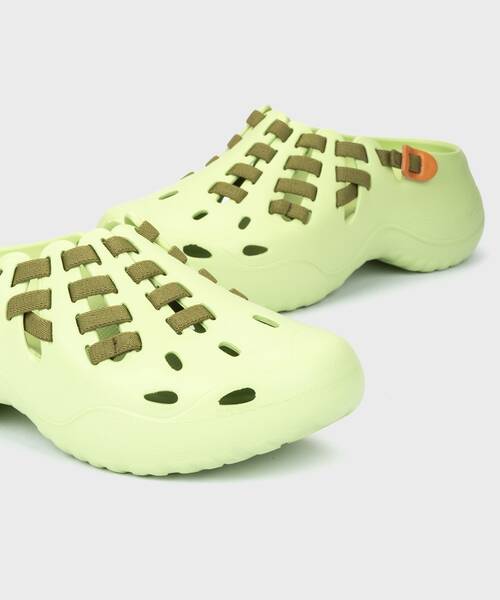 ROMANA - Zuecos acolchados con elásticos para mujer (2)