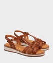 ROQUETAS - Sandalias planas con hebilla para mujer (1)
