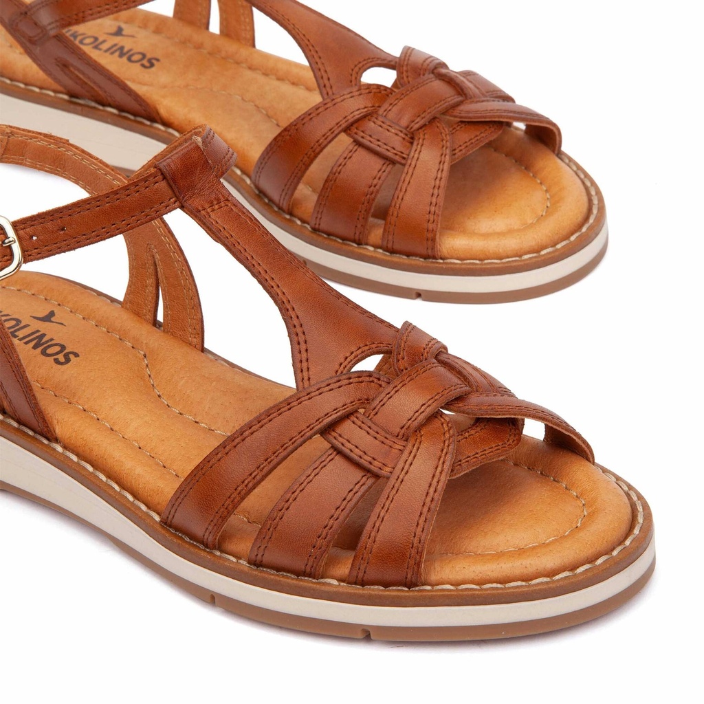 ROQUETAS - Sandalias planas con hebilla para mujer (7)