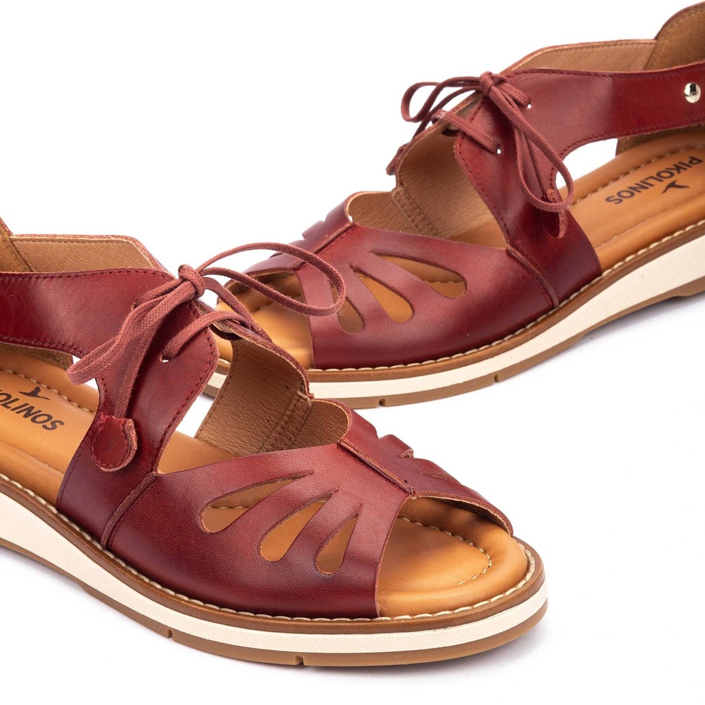 ROQUETAS - Sandalias planas con cordones para mujer (7)