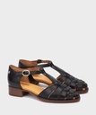 VALENCIA - Zapatos semiabiertos con hebilla para mujer (1)