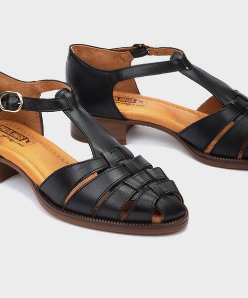 VALENCIA - Zapatos semiabiertos con hebilla para mujer (2)