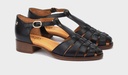 VALENCIA - Zapatos semiabiertos con hebilla para mujer (3)