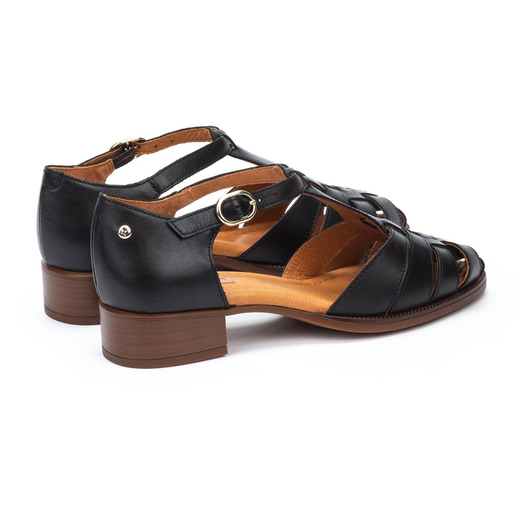 VALENCIA - Zapatos semiabiertos con hebilla para mujer (6)