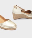 VILA - Sandalias con cintas y cuña para mujer (2)