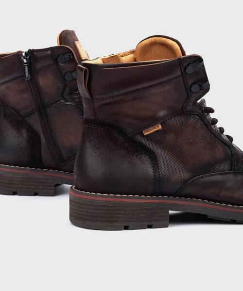 YORK - Botín con cordones y cremallera para hombre (2)