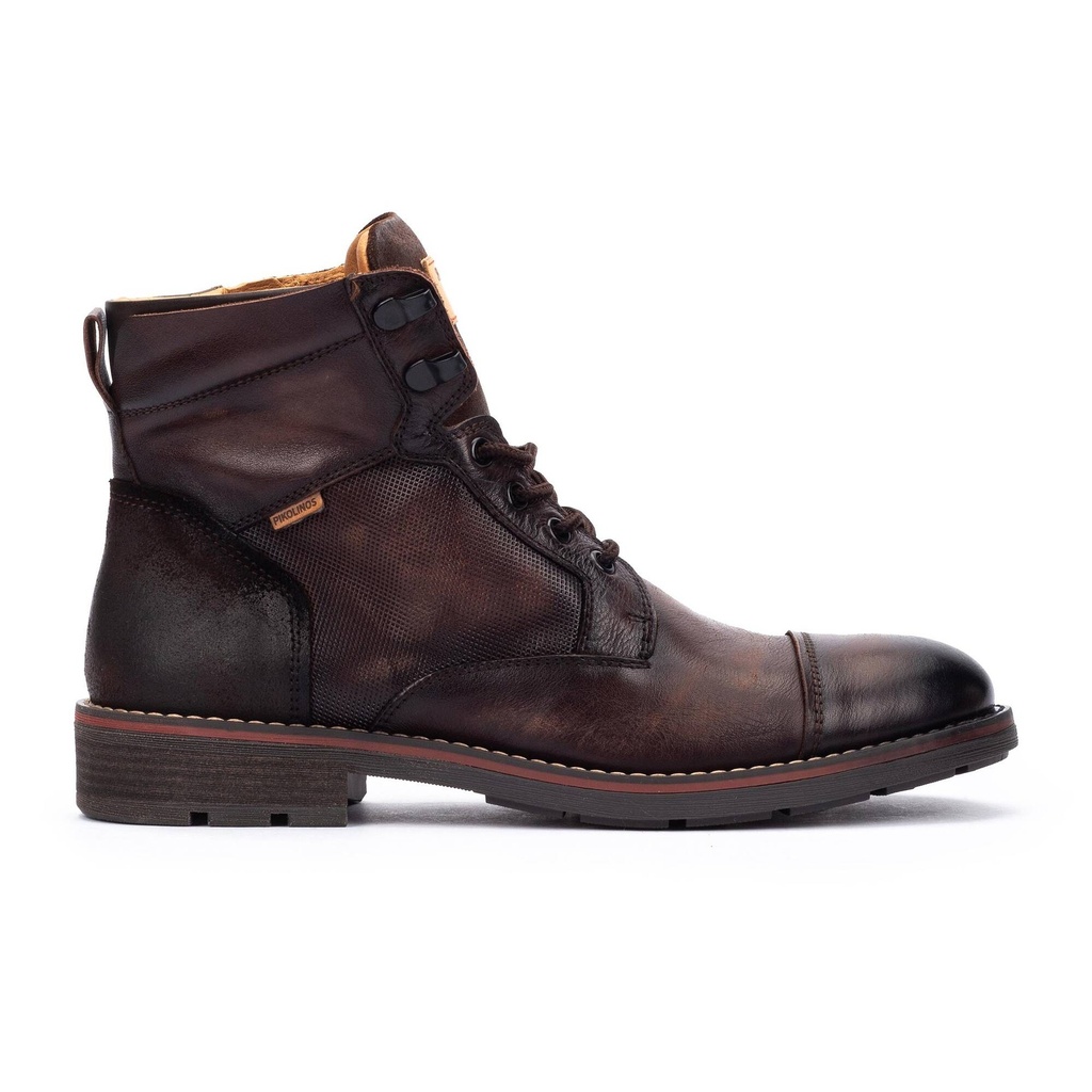 YORK - Botín con cordones y cremallera para hombre (4)