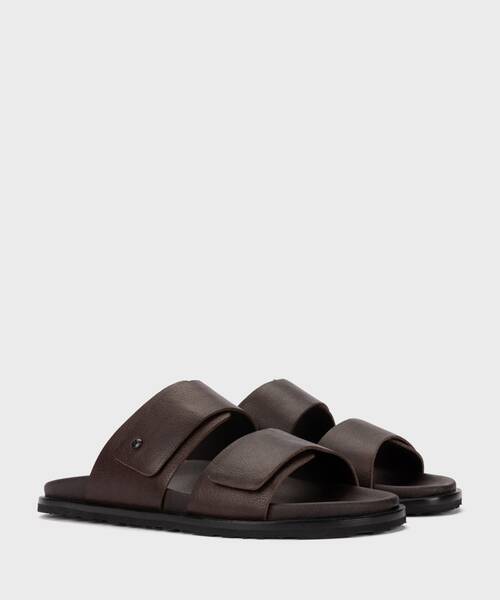 ALMAGRO - Sandalia de piel con tiras para hombre (1)