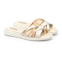 CALELLA - Sandalias planas de mujer con tiras multicolor (5)