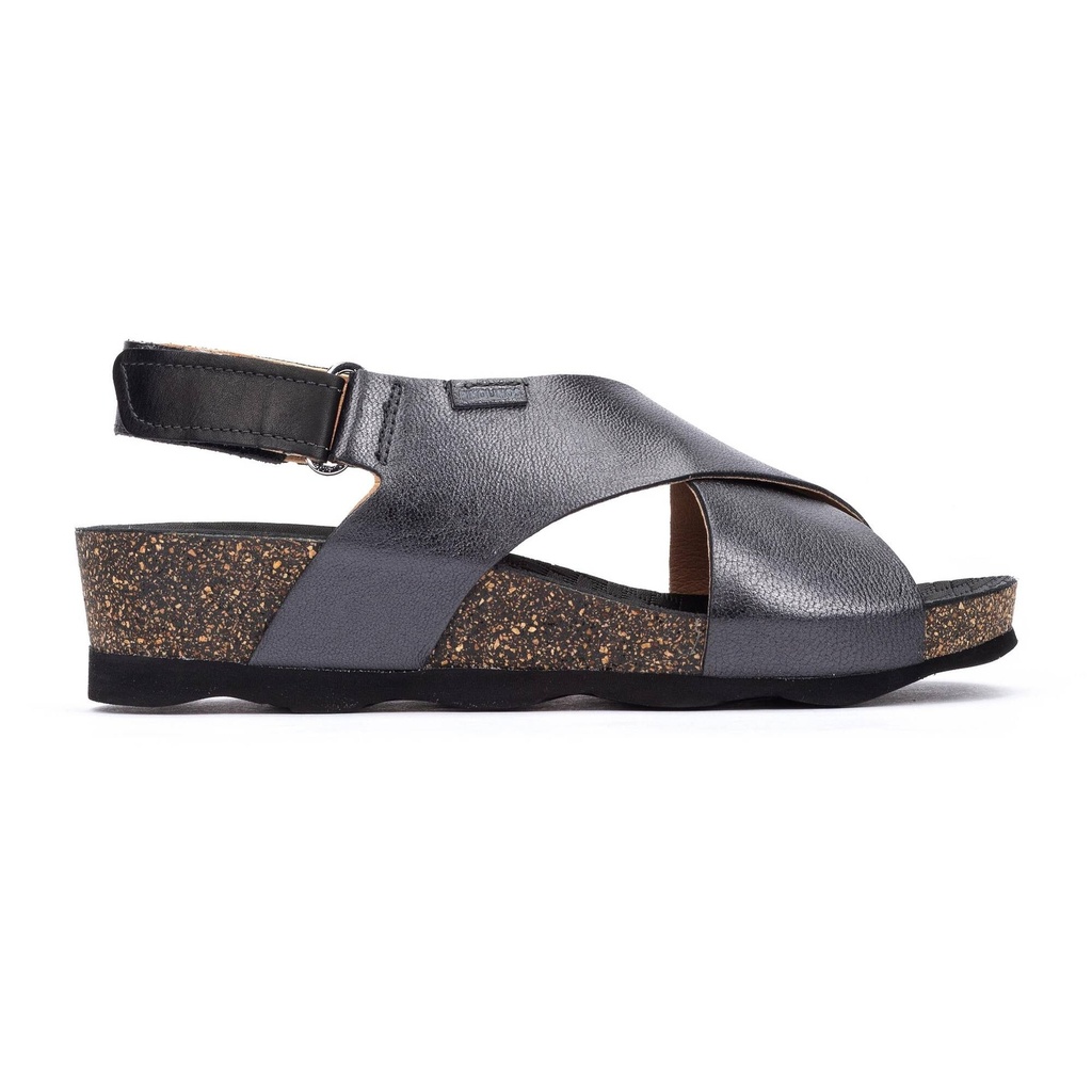 MAHON - Sandalias con cierre adherente y cuña para mujer (4)