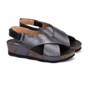 MAHON - Sandalias con cierre adherente y cuña para mujer (5)