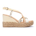 RONDA - Sandalias de cuña con tiras para mujer (4)