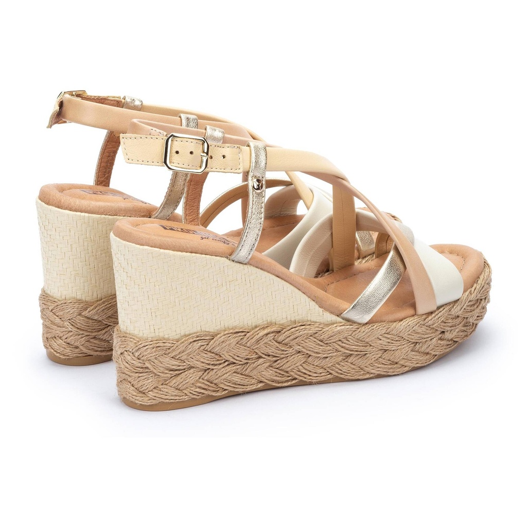 RONDA - Sandalias de cuña con tiras para mujer (6)