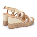 RONDA - Sandalias de cuña con tiras para mujer (6)