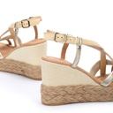RONDA - Sandalias de cuña con tiras para mujer (7)