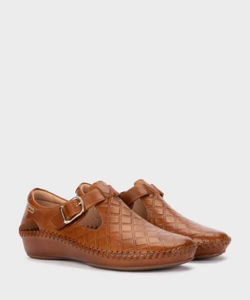 P. VALLARTA - Zapato plano con cierre adherente y cuña para mujer (1)