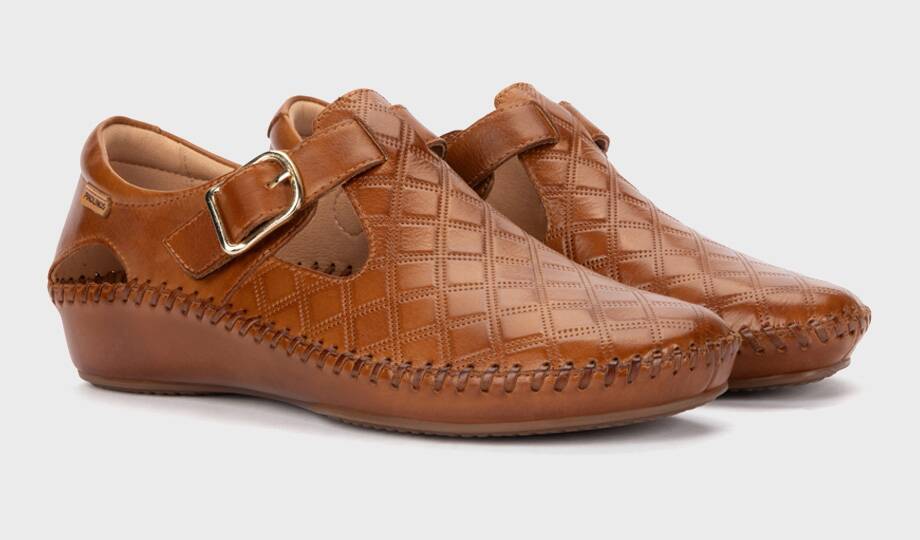 P. VALLARTA - Zapato plano con cierre adherente y cuña para mujer (3)