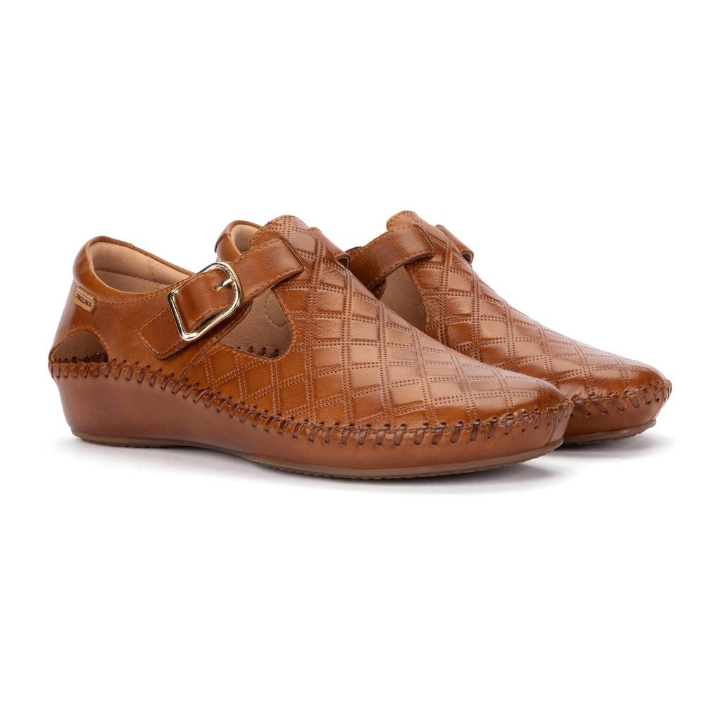 P. VALLARTA - Zapato plano con cierre adherente y cuña para mujer (5)