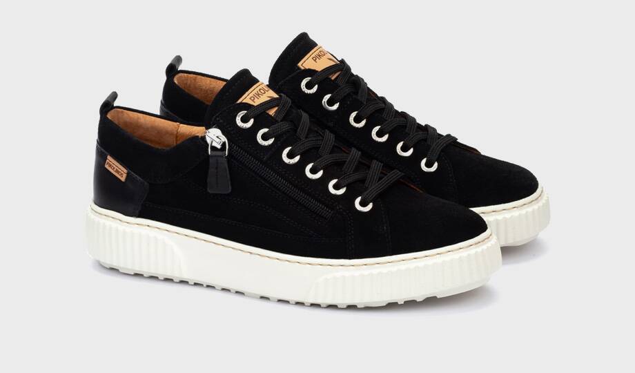 RIELLS - Deportivo con suela extra ligera y cordones para mujer. (3)