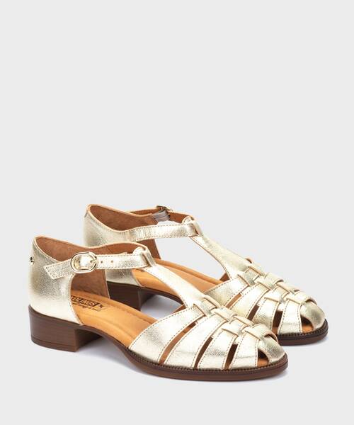 VALENCIA - Zapatos semiabiertos con hebilla para mujer (1)