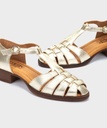 VALENCIA - Zapatos semiabiertos con hebilla para mujer (2)