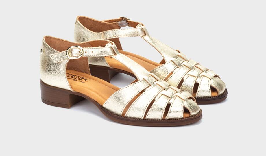 VALENCIA - Zapatos semiabiertos con hebilla para mujer (3)