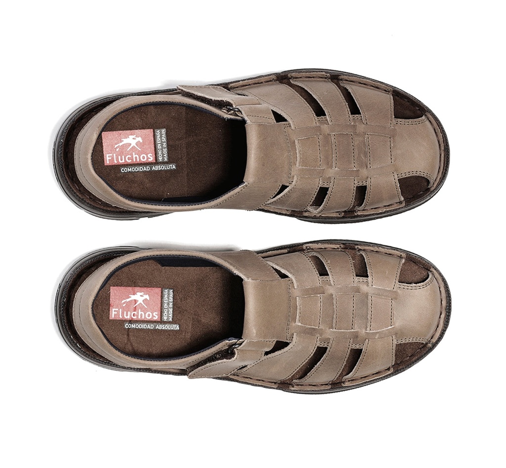 AZORES F2198 Sandalia Taupe (4)