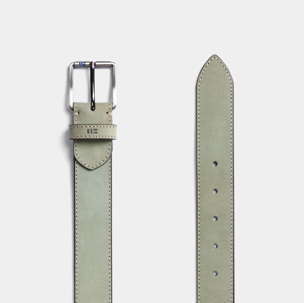 Cinturón liso de nobuck (4)