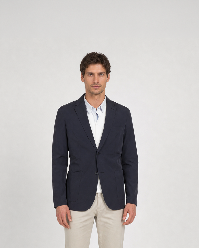 Americana de tejido tecnico slim fit (1)