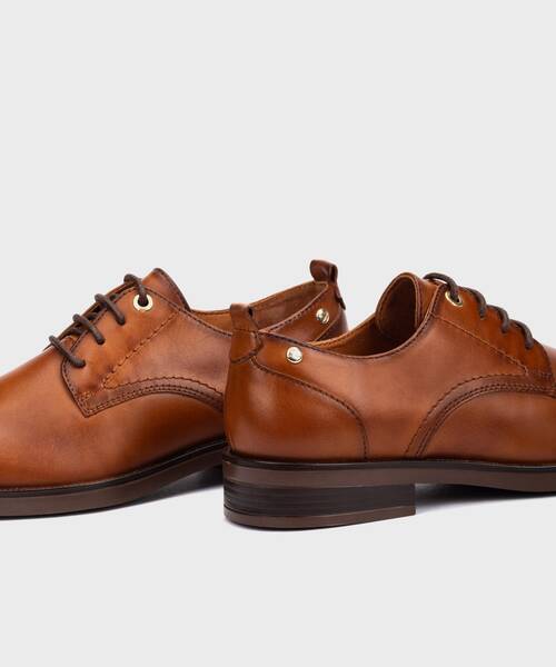 PUERTOLLANO - Blucher plano con cordones para mujer (2)