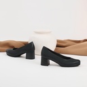 Zapato de Salón Mujer Tacón Medio con Tapas Azul (1)