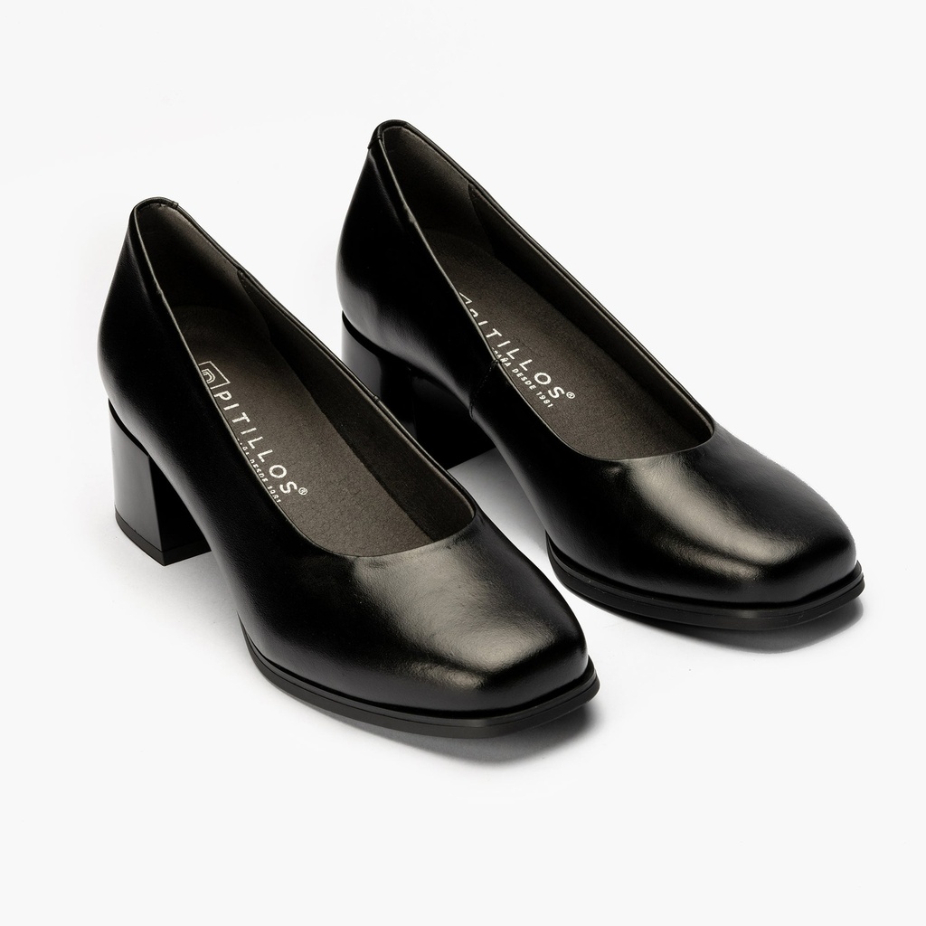 Zapato de Salón Mujer Tacón Alto Negro (1)