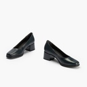 Zapato de Salón Mujer Tacón Medio Azul (1)