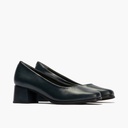 Zapato de Salón Mujer Tacón Medio Azul (2)