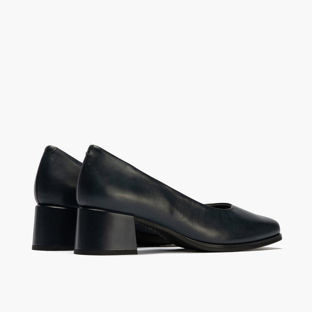 Zapato de Salón Mujer Tacón Medio Azul (3)