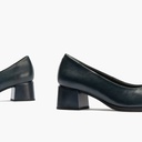 Zapato de Salón Mujer Tacón Medio Azul (4)
