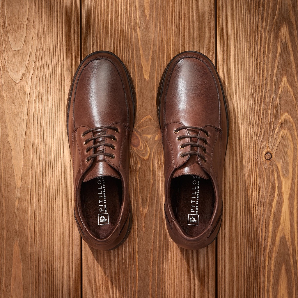 Zapato Blucher Hombre Marron (7)
