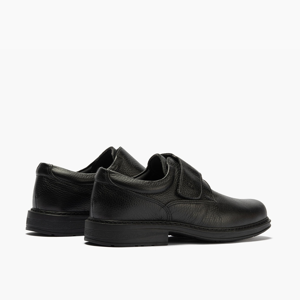 Zapato Blucher Hombre con Velcro Negro (3)