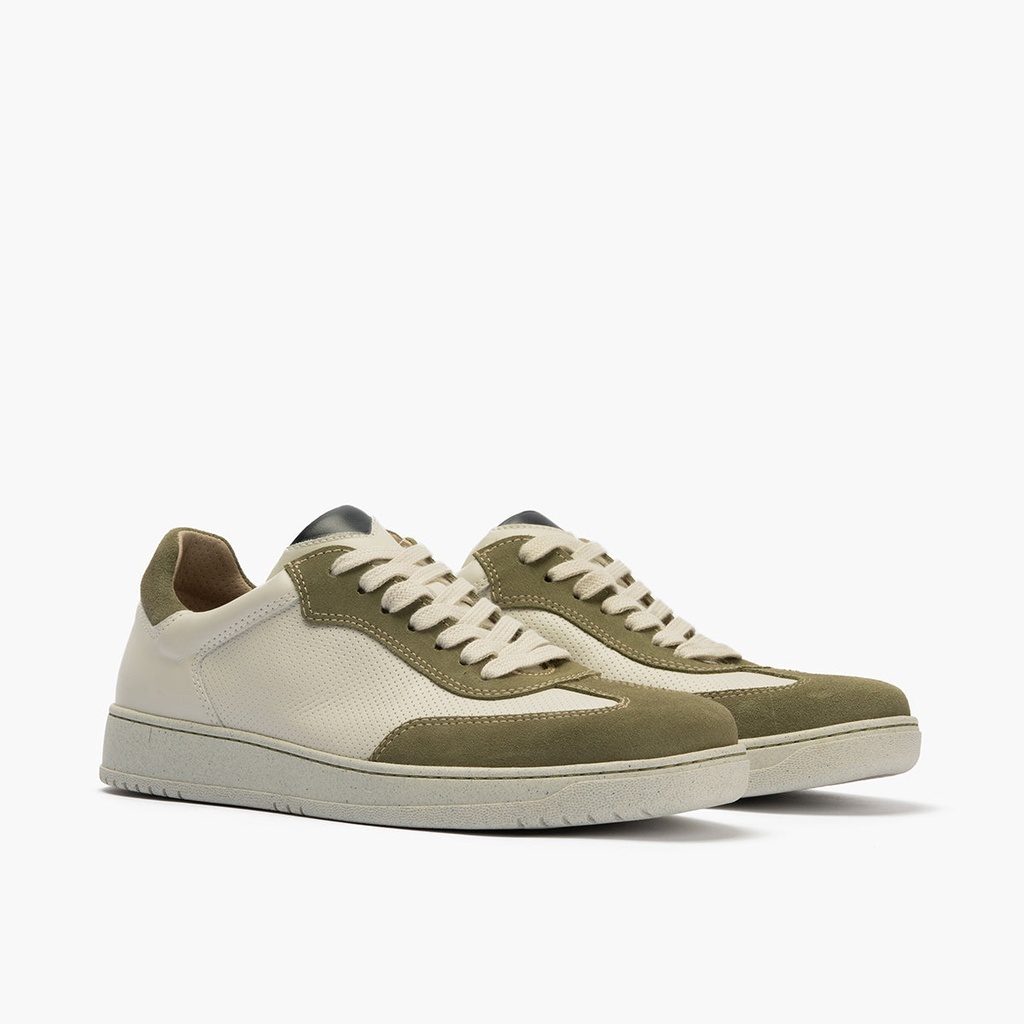 Deportivo para hombre en piel napa Oliva (2)