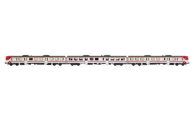 RENFE, set de 3 unidades, automotor diesel 592 “Cercanías”, ép. V-VI (1)