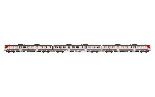 RENFE, set de 3 unidades, automotor diesel 592 “Cercanías”, ép. V-VI (2)