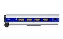 RENFE, Talgo Pendular, coche de primera clase, decoración azul/blanco 'Largo Recorrido', ép. V (1)