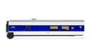 RENFE, Talgo Pendular, coche cafeteria, decoración azul/blanco 'Largo Recorrido', ép. V (1)