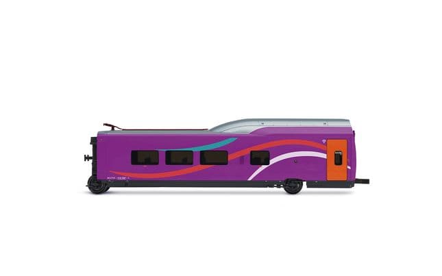 RENFE, set principal de 5 unidades del tren de alta velocidad "AVLO", decoración violeta, ép. VI, con decoder de sonido (4)