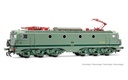 RENFE, locomotora eléctrica 276-129 «Santanderina», con rejillas protectoras anti-nieve, mando múltiple y dos pantógrafos diferentes, decoración verde, con decoder de sonido DCC (1)